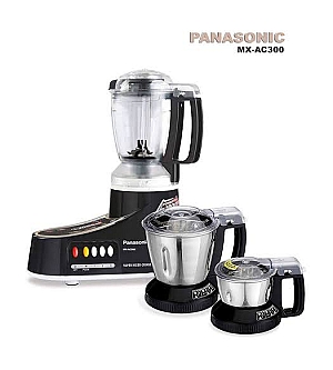 1.0 Liter Panasonic MX-AC300WTD Mixer Grinder