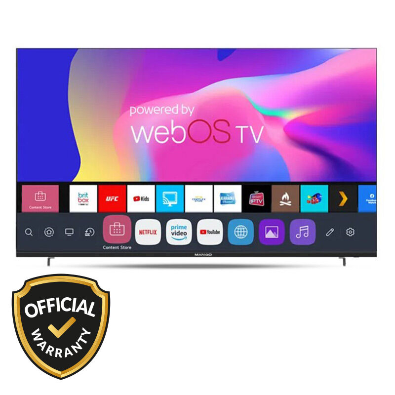 Mango Official 75'' MG75FW1 Borderless 4K UHD LED Smart TV