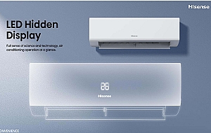 Hisense official 1.5 Ton smart compact  Inverter AC new model AS18TW4RGSKB02DU