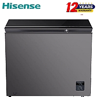 Hisense BD-189BLK  Official Chest Freezer -color Grey  (189 Liter)