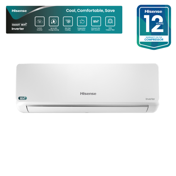 Hisense Official 1.5 Ton  AS18TZ4RMATD01AU Full DC Inverter  AC