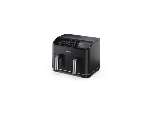 Sharp 8 Liter Double Basket Air Fryer New Model KF-DF80RT-K3
