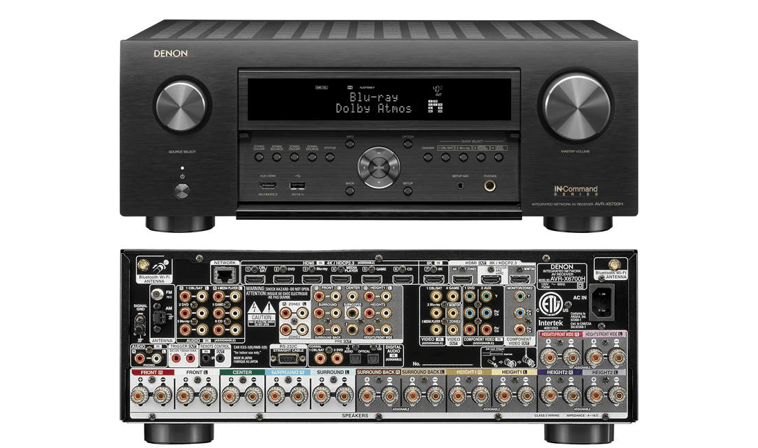 Denon 11.2-Channel 8K Network AV Receiver Model  AVR-X6700H