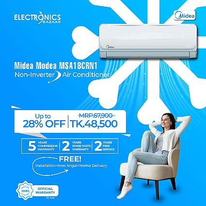 MIDEA MSA-18CRN1 Split Type 1.5 Ton Non-Inverter Air Conditioner