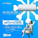 MIDEA MSA-18CRN1 Split Type 1.5 Ton Non-Inverter Air Conditioner