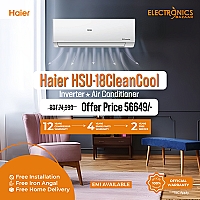Haier 1.5 Ton HSU-18Clean Cool Split Type Inverter Air Conditioner