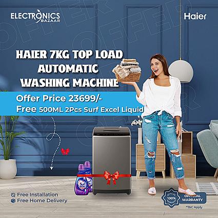 Haier HWM-70-1269S5 7 KG Top Load Automatic Washing Machine