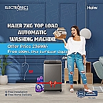Haier HWM-70-1269S5 7 KG Top Load Automatic Washing Machine
