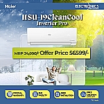 Haier 1.6 Ton Inverter Type  Split HSU-19CleanCool Air Conditioner